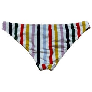 J. Crew Rainbow Stripe Bikini Bottom NWT
